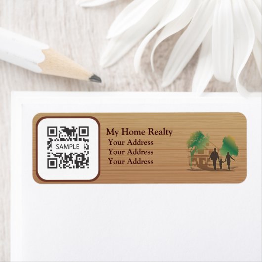 Retourlabel Sjabloon My Home Realty Etiket (Insitu)