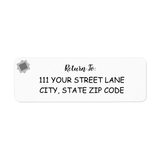 Retourlabels Etiket (Voorkant)