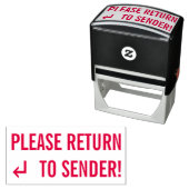 "RETOURNEER AAN AFZENDER!" Stempel (In situ)