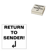 "RETOURNEER AAN AFZENDER!" Stempel (Gestempeld)
