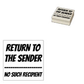 "RETOURNEER NAAR AFZENDER" "Ontvanger onbekend" Rubberstempel (Gestempeld)
