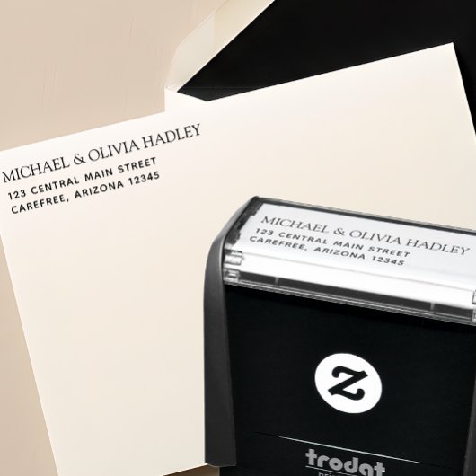 Retourneren Home Adres Stempel voor Uitnodigingen