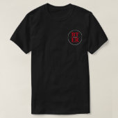 Retourneren met rits omhoog t-shirt (Design voorkant)