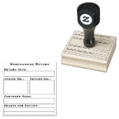 Retourstempel Rubberstempel (Gestempeld)