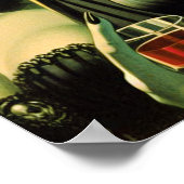 Retr Gothic heksenmeisjes Poster (Hoek)