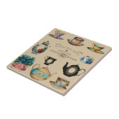 retrant Noord-Star Tea Blend Company Advert Tegeltje (Zijkant)