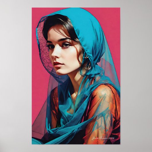 Retrato pop 80 poster (Voorkant)