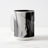 Retratos callejeros NY90 Tweekleurige Koffiemok (Voorkant links)