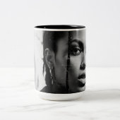 Retratos callejeros NY90 Tweekleurige Koffiemok (Center)