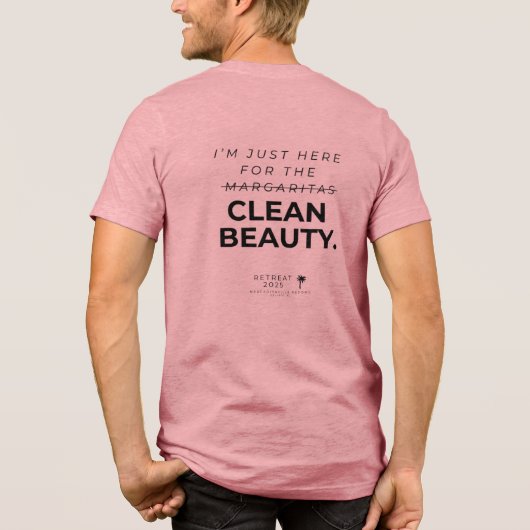 Retreat 2025 T-shirt - Hier voor de schone schoonh (Achterkant)