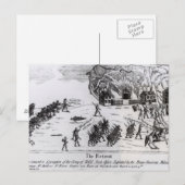 Retreat, gepubliceerd in 1775 briefkaart (Voorkant / Achterkant)