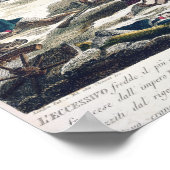 Retreat uit Moskou, gegraveerd door J. Hassell Poster (Hoek)