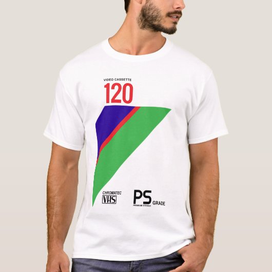 Retrhomage Series 80s 120-PS VHS T-shirt (Voorkant)