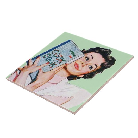 retri keuken decor tegeltje (Zijkant)