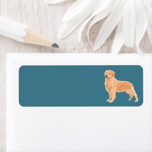 retriever-adresetiketten etiket (Insitu)