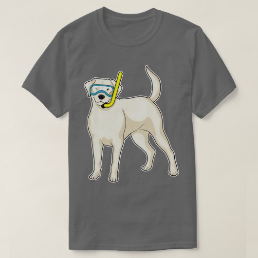 Retriever Diver Snorkel T-shirt (Design voorkant)
