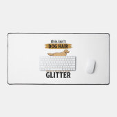 Retriever Glitter Grappige Hond Liefhebber Vintage Bureaumat (Keyboard & Muis)