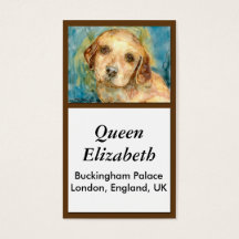 Retriever Puppy Biz Kaart