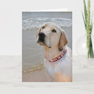 Retriever voor Vaderdag Kaart