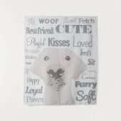 Retriever Word Art Wandkleed (Voorkant)