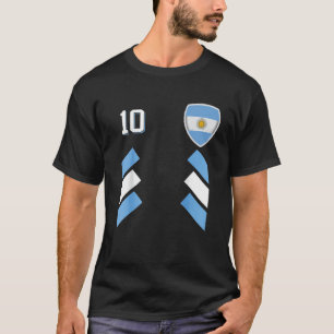 Retro10 Argentijnse Football Argentijnse Voetbal A T-shirt