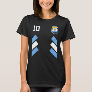Retro10 Argentijnse Football Argentijnse Voetbal A T-shirt