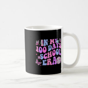 Retro 100ste dag van school leraar Kind 100 dagen Koffiemok