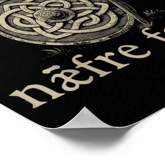 Retro 1066 Naefre Forgyt Never Forget Viking Engla Poster (Hoek)