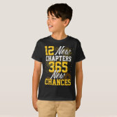 Retro 12 New Chapters 365 New Chances Happy New Ye T-shirt (Voorkant volledig)