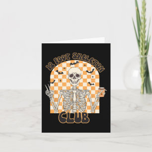 Retro 12 Voet Skelet Club Halloween Kinder Trick O Kaart