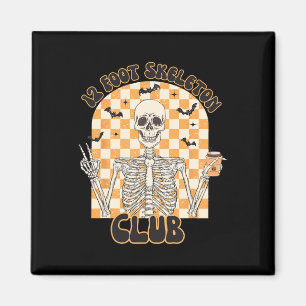 Retro 12 Voet Skelet Club Halloween Kinder Trick O Magneet