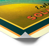 Retro 12 x 16 Poster voor zonnescherm (Hoek)