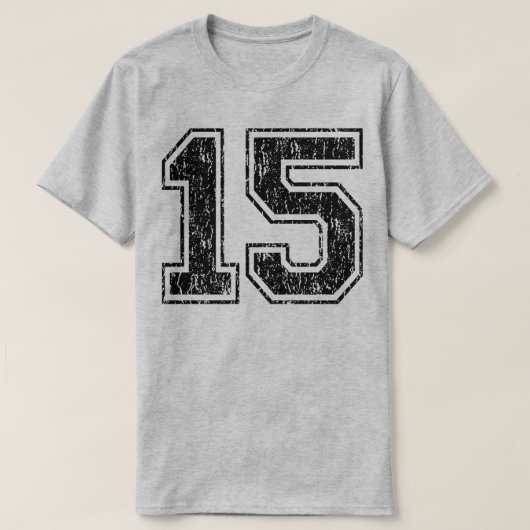 Retro 15 t-shirt (Design voorkant)