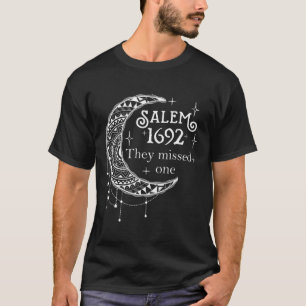 Retro 1692 Ze misten een heks Salem 1692 Hallow T-shirt