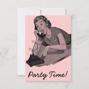 Retro 16e verjaardag kaart