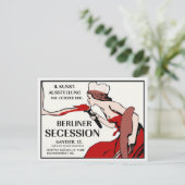 Retro  1900 Berlin Art Expo Briefkaart (Staand voorkant)