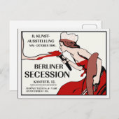 Retro  1900 Berlin Art Expo Briefkaart (Voorkant / Achterkant)