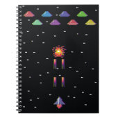 Retro 1908s videogame arcade notitieboek (Voorkant)