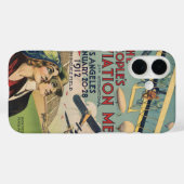 Retro 1912 Los Angeles Luchtshow Reis Kunst Case-Mate iPhone Case (Achterkant (horizontaal))