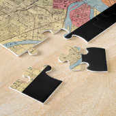 Retro 1914 Kaart Stad van Vancouver British Columb Legpuzzel (Zijkant)