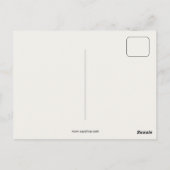 Retro 1920s 1930s stijl verzendadvertentie briefkaart (Achterkant)