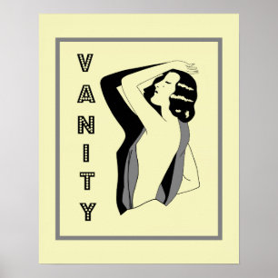 Retro 1920s Vanity Poster