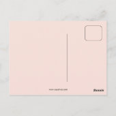 Retro 1930s art deco design cycling briefkaart (Achterkant)