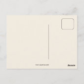 Retro 1930s Duitse schrijfmachine Briefkaart (Achterkant)