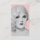 Retro 1930s Pinup Visitekaartje (Achterkant)