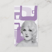 Retro 1930s Pinup Visitekaartje (Achterkant)