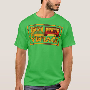 Retro 1931 Masterstuk Cassettebandje T-shirt