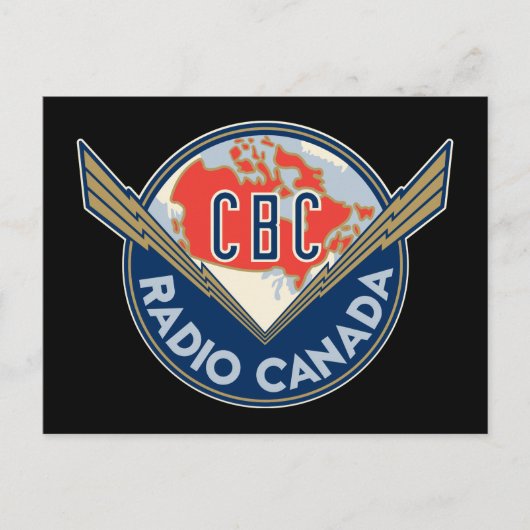 Retro 1940-1958 briefkaart (Voorkant)