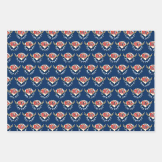 Retro 1940-1958 inpakpapier vel (Voorkant)