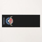 Retro 1940-1958 yogamat (Voorkant (horizontaal))